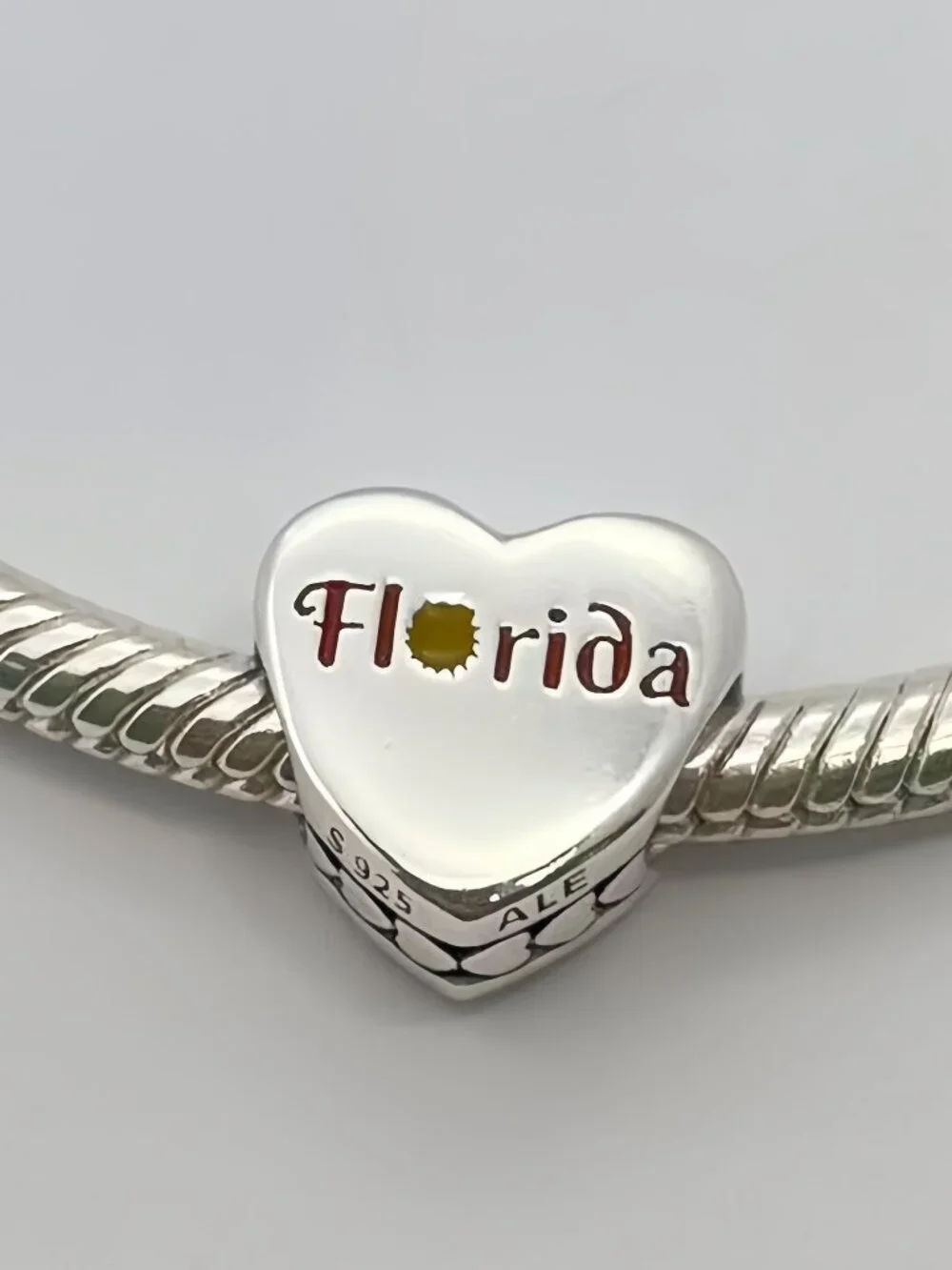 Pandora Florida Exclusive Heart Dangle Charm Pendant